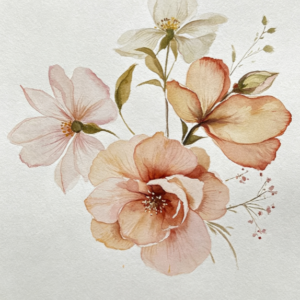Elegant Floral Composition Artwork