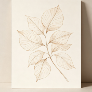 Decorative Botanical Art Print