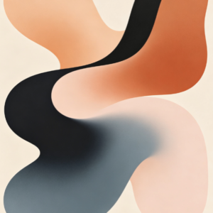 Modern Organic Shape Illustration