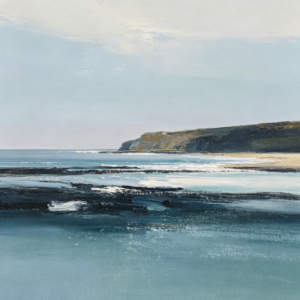 Handcrafted Coastal Scene Painting