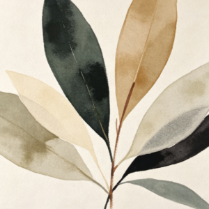 Abstract Botanical Color Study